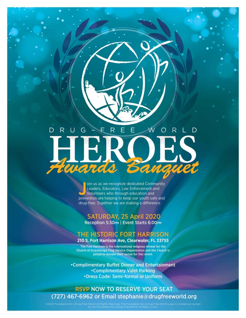 Drug-Free World Heroes Awards Banquet 2020